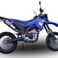Escape compatible con Yamaha WR 250 X-R 2007-2019, Gpe Ann. titanium, Escape legal, homologado, silenciador con db killer desmontable y tubo de conexión específico 