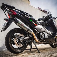 Escape compatible con Yamaha T-Max 560 2022-2024, Gpe Ann. Poppy, Escape completo, no legal para países de la UE, con db killer extraíble 