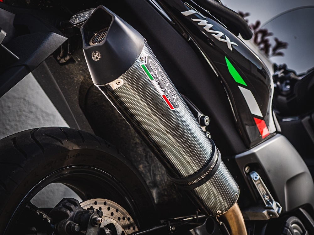Escape compatible con Yamaha T-Max 560 2022-2024, Gpe Ann. Poppy, Escape completo, no legal para países de la UE, con db killer extraíble 