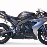 Escape compatible con Yamaha Yzf 1000 R1 2004-2006, Gpe Ann. titanium, Escape semi-completo homologado,con par de terminales con db killer extraible 