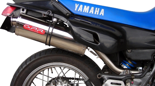 Escape compatible con Yamaha Xt 600 - E - K 1985-2002, Trioval, Escape legal, homologado, silenciador con db killer desmontable y tubo de conexión específico 