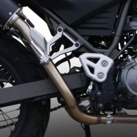 Escape compatible con Yamaha Xt 660 X-R 2004-2014, Trioval, Par de terminales de escape homologados, con db killer extraíbles y tubos de conexión específicos 