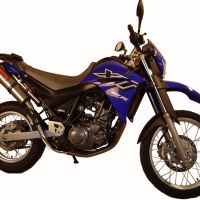 Escape compatible con Yamaha Xt 660 X-R 2004-2014, Gpe Ann. titanium, Par de terminales de escape homologados, con db killer extraíbles y tubos de conexión específicos 