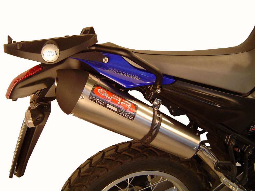 Escape compatible con Yamaha Xt 660 X-R 2004-2014, Gpe Ann. titanium, Par de terminales de escape homologados, con db killer extraíbles y tubos de conexión específicos 