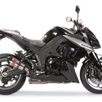 Escape compatible con Kawasaki Z 1000 Sx 2011-2016, Gpe Ann. titanium, Par de terminales de escape homologados, con db killer extraíbles y tubos de conexión específicos 