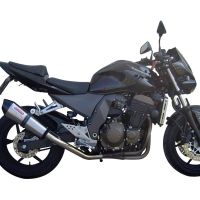 Escape compatible con Kawasaki Z 750 - S 2004-2006, Gpe Ann. titanium, Escape legal, homologado, silenciador con db killer desmontable y tubo de conexión específico 