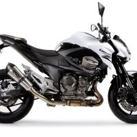 Escape compatible con Kawasaki Z 800 2009-2016, Gpe Ann. titanium, Escape legal, homologado, silenciador con db killer desmontable y tubo de conexión específico 