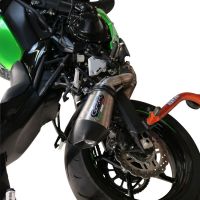 Escape compatible con Kawasaki Z 900 E 2020-2024, Gpe Ann. titanium, Escape legal, homologado, silenciador con db killer desmontable y tubo de conexión específico 