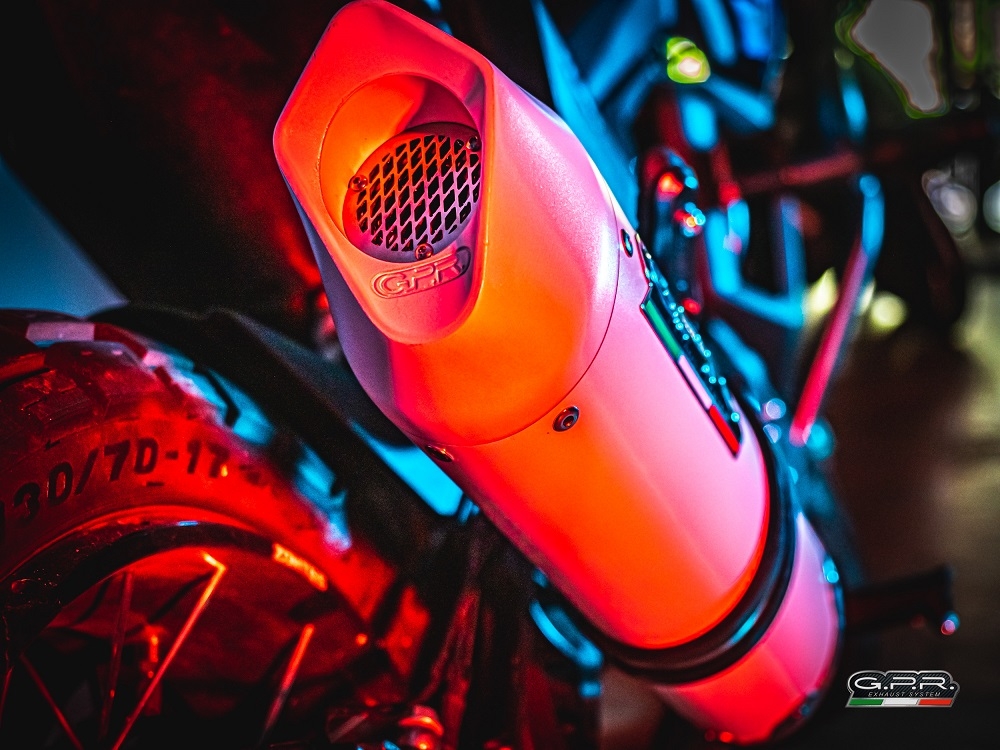 GPR escape compatible con  Zontes Gk 125 2022-2024, Albus Evo4, Escape completo homologado y legal,con catalizador incluido db killer extraíble 