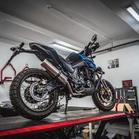 GPR escape compatible con  Zontes Gk 125 2022-2024, M3 Inox , Escape completo homologado y legal,con catalizador incluido db killer extraíble 