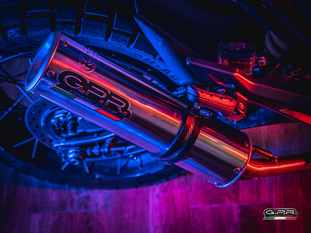 GPR escape compatible con  Zontes Gk 125 2022-2024, M3 Inox , Escape completo homologado y legal,con catalizador incluido db killer extraíble 