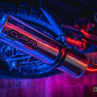 GPR escape compatible con  Zontes Gk 125 2022-2024, M3 Inox , Escape completo homologado y legal,con catalizador incluido db killer extraíble 