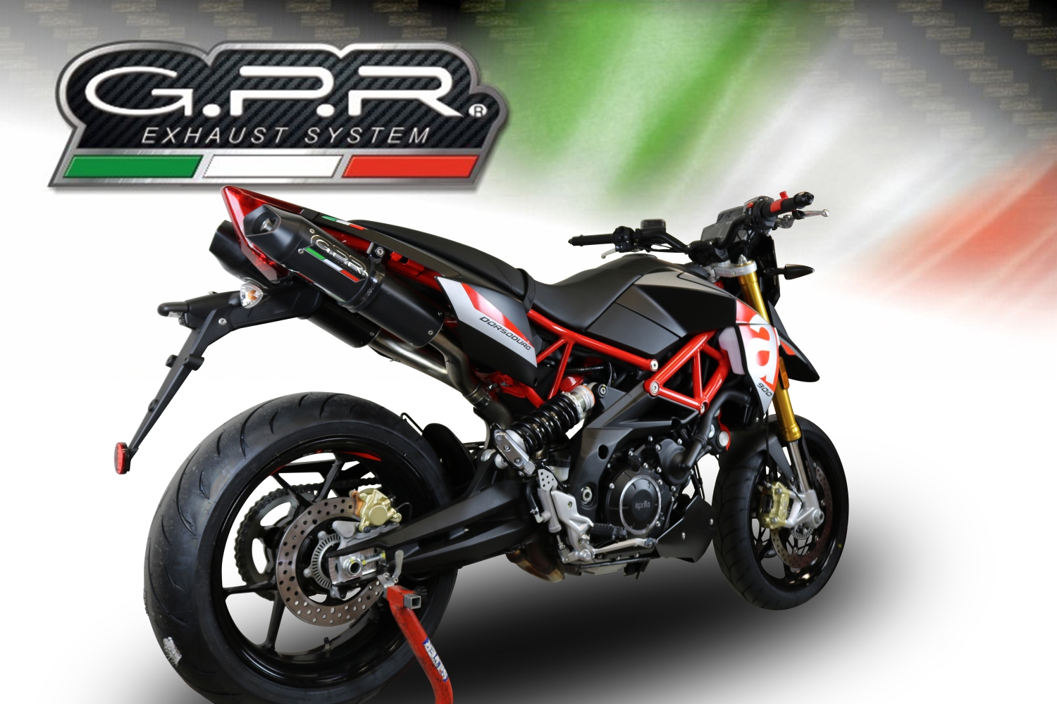 Escape compatible con Aprilia Dorsoduro 900 2017-2020, Furore Evo4 Nero, Par de terminales de escape homologados, con db killer extraíbles y tubos de conexión específicos 