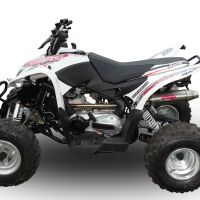 Escape compatible con Aeon Cobra 400 2017-2020, Deeptone Atv, Escape completo homologado y legal, incluido db killer extraíble 