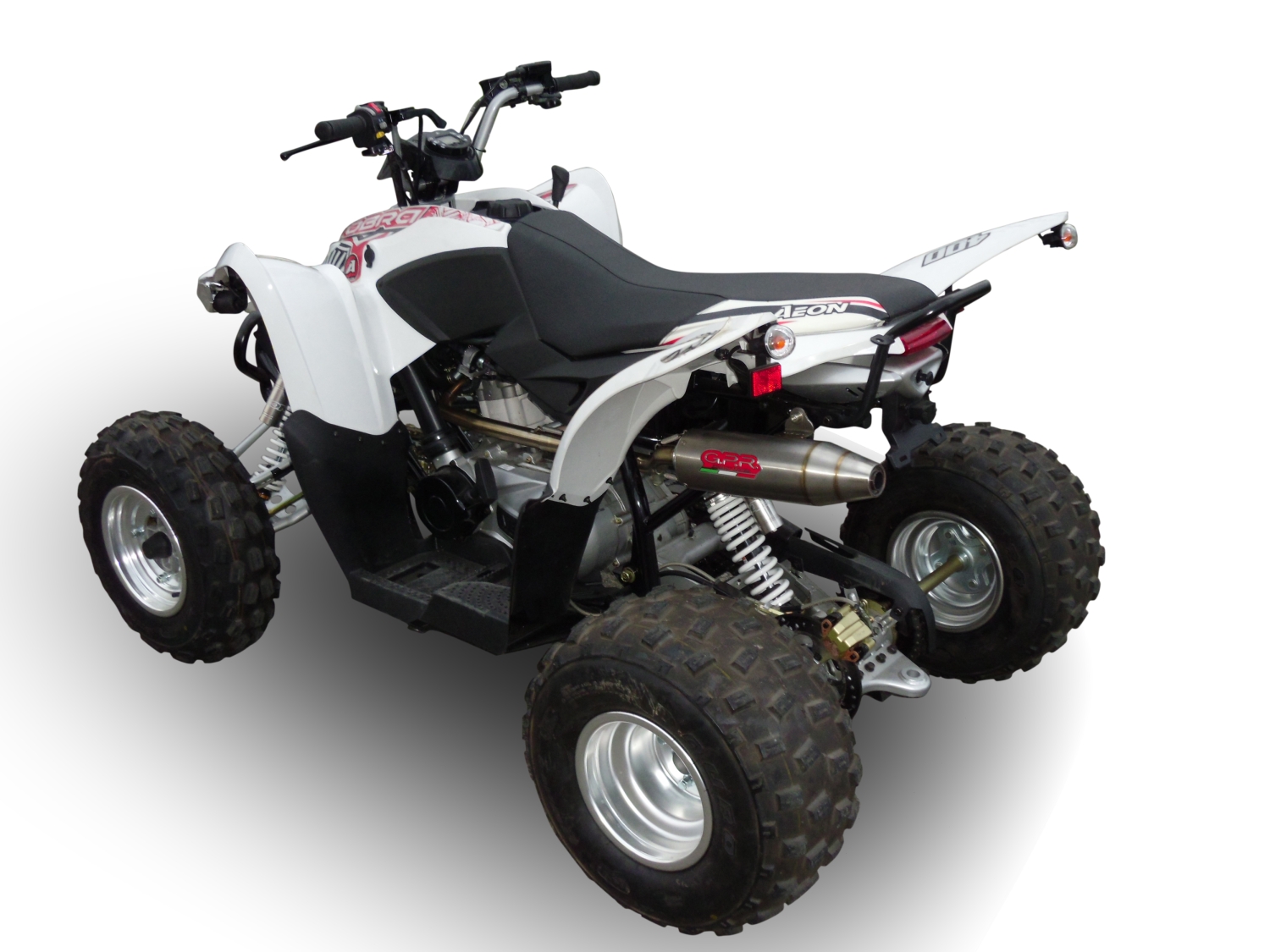Escape compatible con Aeon Cobra 400 2017-2020, Deeptone Atv, Escape completo homologado y legal, incluido db killer extraíble 