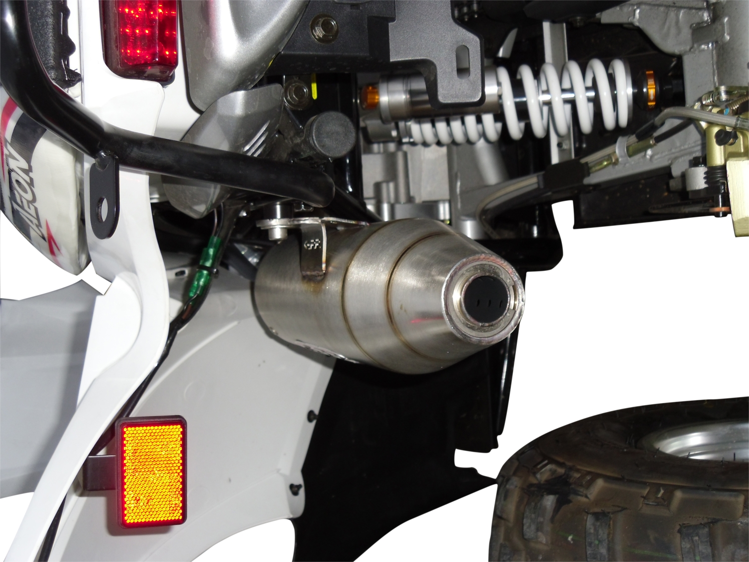 Escape compatible con Aeon Cobra 400 2017-2020, Deeptone Atv, Escape completo homologado y legal, incluido db killer extraíble 