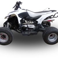 Escape compatible con Aeon Cobra 300 2007-2021, Deeptone Atv, Escape completo homologado y legal, incluido db killer extraíble 