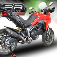 GPR escape compatible con  Ducati Multistrada 950 2017-2020, New Grand Prix Evo Poppy, Escape semi-completo homologado, con db killer extraible y catalizador 