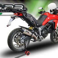Escape compatible con Ducati Multistrada 950 2017-2020, Gpe Ann. Titanium, Sistema de escape medio lleno, incluido db killer extraíble y tubo de conexión 