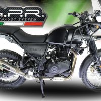 Escape compatible con Royal Enfield Himalayan 410 DIAM 42.5 2017-2020, Vintacone, Escape homologado para ruido con colector racing 