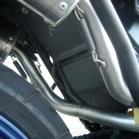 Escape compatible con Aprilia Pegaso 3 650 -Pegaso i.e. 1997-2000, Furore Nero, Par de terminales de escape homologados, con db killer extraíbles y tubos de conexión específicos 