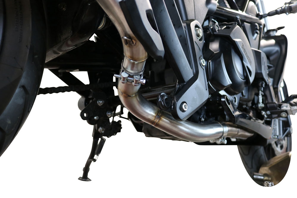 Escape compatible con Benelli 502 C 2021-2024, Decatalizzatore, Tubo supresor de catalizador 
