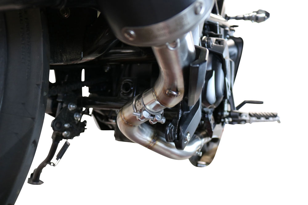 Escape compatible con Benelli 502 C 2021-2024, Decatalizzatore, Tubo supresor de catalizador 
