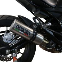Escape compatible con Benelli 502 C 2021-2024, M3 Inox , Escape legal, homologado, silenciador con db killer desmontable y tubo de conexión específico 