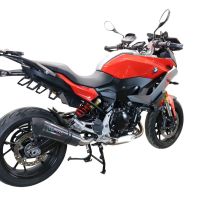 Escape compatible con Bmw F 900 XR-R 2020-2025, GP Evo4 Poppy, Escape legal, homologado, silenciador con db killer desmontable y tubo de conexión específico 
