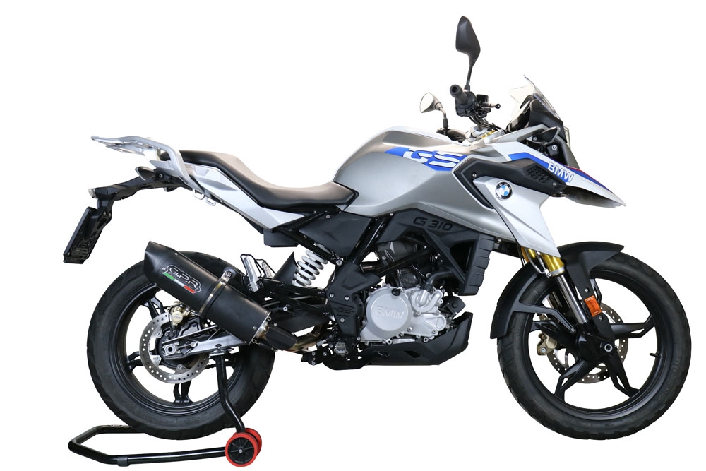 Escape compatible con Bmw G 310 Gs 2022-2024, Furore Evo4 Poppy, Escape completo, no legal para países de la UE, con db killer extraíble 