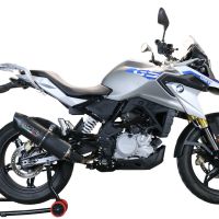 Escape compatible con Bmw G 310 Gs 2022-2024, Furore Evo4 Poppy, Escape completo, no legal para países de la UE, con db killer extraíble 