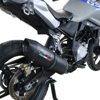 Escape compatible con Bmw G 310 Gs 2017-2021, Furore Evo4 Nero, Escape completo, no legal para países de la UE, con db killer extraíble 