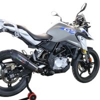 Escape compatible con Bmw G 310 Gs 2017-2021, GP Evo4 Poppy, Escape completo, no legal para países de la UE, con db killer extraíble 