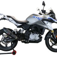 Escape compatible con Bmw G 310 Gs 2017-2021, GP Evo4 Poppy, Escape completo, no legal para países de la UE, con db killer extraíble 
