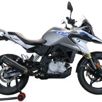 GPR escape compatible con  Bmw G 310 Gs 2017-2021, M3 Black Titanium, Escape completo homologado y legal,con catalizador incluido db killer extraíble 