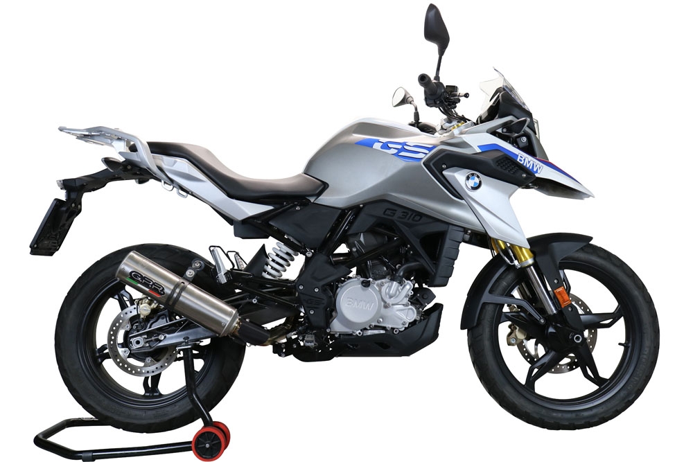 Escape compatible con Bmw G 310 Gs 2022-2024, M3 Inox , Escape completo, no legal para países de la UE, con db killer extraíble 