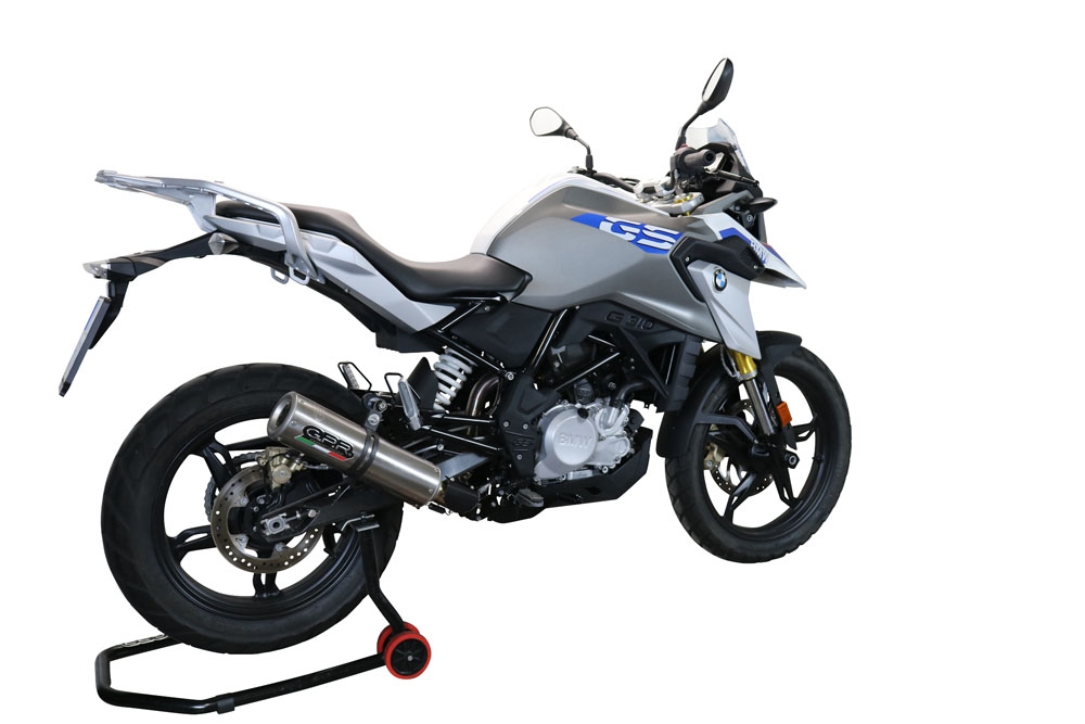 Escape compatible con Bmw G 310 Gs 2022-2024, M3 Inox , Escape completo, no legal para países de la UE, con db killer extraíble 