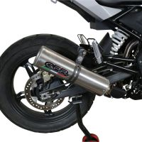 Escape compatible con Bmw G 310 Gs 2022-2024, M3 Inox , Escape completo, no legal para países de la UE, con db killer extraíble 