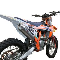 Escape compatible con Gas Gas MC 450F 2021-2023, Pentacross FULL Titanium, Escape completo racing, incluyendo colector y db killer desmontable, sin homologación 