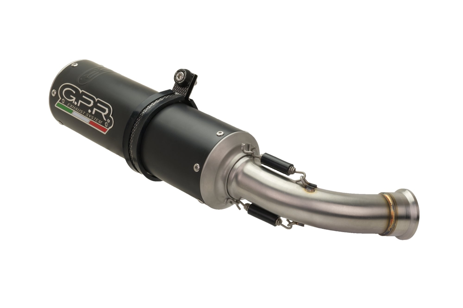 Escape compatible con Benelli Bn 125 2018-2020, M3 Black Titanium, Escape completo, no legal para países de la UE, con db killer extraíble 
