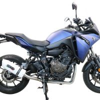 Escape compatible con Yamaha Tracer 7 2021-2024, Albus Ceramic, Escape completo, no legal para países de la UE, con db killer extraíble 
