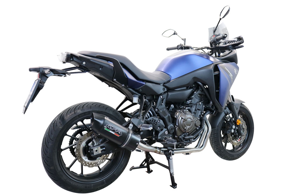 Escape compatible con Yamaha Tracer 700 2016-2019, Furore Nero, Escape completo, no legal para países de la UE, con db killer extraíble 