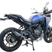 Escape compatible con Yamaha Tracer 700 2016-2019, Furore Nero, Escape completo, no legal para países de la UE, con db killer extraíble 