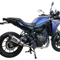 Escape compatible con Yamaha Tracer 700 2016-2019, Gpe Ann. titanium, Escape completo, no legal para países de la UE, con db killer extraíble 