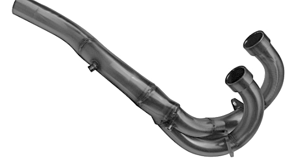 Escape compatible con Kawasaki Ninja 400 2023-2025, Decatalizzatore, Tubo supresor de catalizador 