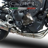 Escape compatible con Yamaha Mt-09 2017-2020, Gpe Ann. titanium, Escape completo, no legal para países de la UE, con db killer extraíble 