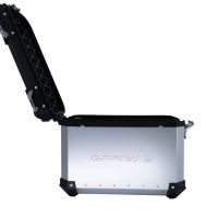 GPR TECH Par de maletas laterales en aluminio sin rack específico, color plata Capacidad 38 LT. + 38 LT. Capacidad 38 LT. + 38 LT.
