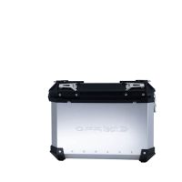 GPR TECH Par de maletas laterales en aluminio sin rack específico, color plata Capacidad 38 LT. + 38 LT. Capacidad 38 LT. + 38 LT.