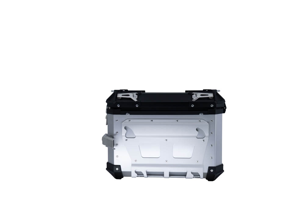 GPR TECH Par de maletas laterales en aluminio sin rack específico, color plata Capacidad 38 LT. + 38 LT. Capacidad 38 LT. + 38 LT.