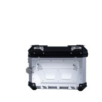GPR TECH Par de maletas laterales en aluminio sin rack específico, color plata Capacidad 38 LT. + 38 LT. Capacidad 38 LT. + 38 LT.